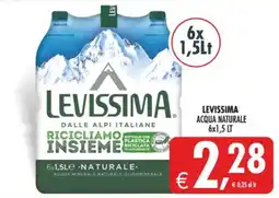 Deco Supermercati LEVlSSIMA ACQUA NATURALE offerta