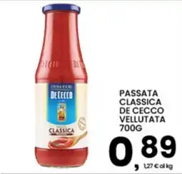 Interspar Passata classica De Cecco vellutata offerta