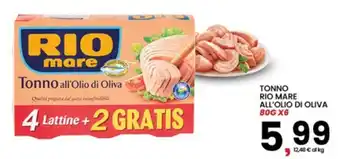 Interspar Tonno all'Olio di Oliva RIO mare offerta