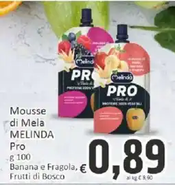 Paghi Poco Mousse di Mela MELINDA Pro offerta