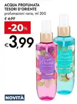 Bennet Acqua profumata Tesori d'Oriente offerta