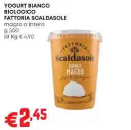 Pam Yogurt bianco biologico Fattoria Scaldasole offerta