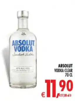 Deco Supermercati ABSOLUT VODKA CLEAR offerta