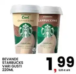 Interspar BEVANDE STARBUCKS VARI GUSTI offerta
