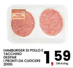 Interspar Hamburger di pollo e tacchino DESPAR offerta