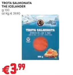 Pam TROTA SALMONATA THE ICELANDER offerta