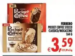 Deco Supermercati Ferrero Pocket Coffee Stecco Classico/Mocaccino offerta