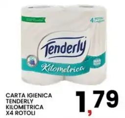 Interspar Carta igienica Tenderly Kilometrica offerta