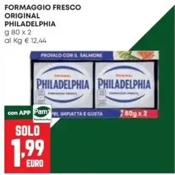 Pam Formaggio fresco Original Philadelphia offerta
