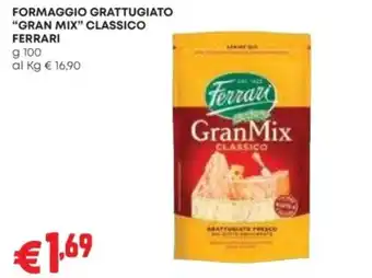Pam Formaggio grattugiato Gran Mix classico Ferrari offerta