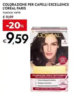 Bennet Colorazione per capelli Excellence L'Oréal Paris offerta