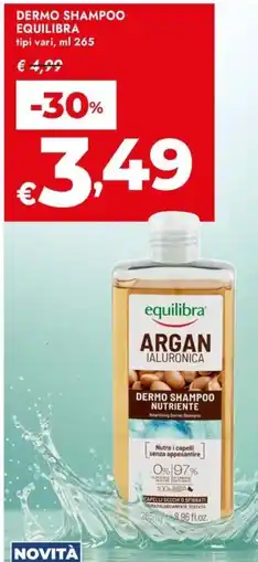 Bennet equilibra ARGAN IALURONICA DERMO SHAMPOO NUTRIENTE offerta