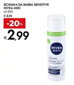 Bennet Schiuma da barba sensitive NIVEA MEN offerta