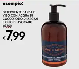 Bennet Detergente barba e viso King C. Gillette offerta