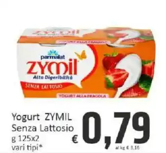 Paghi Poco Yogurt ZYMIL Senza Lattosio offerta