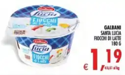 Deco Supermercati Galbani Santa Lucia Fiocchi di Latte offerta