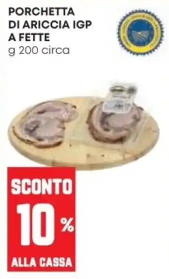Pam Porchetta di ariccia igp a fette offerta