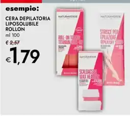 Bennet CERA DEPILATORIA LIPOSOLUBILE ROLLON NATURAVERDE offerta