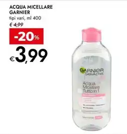 Bennet Acqua Micellare Garnier offerta