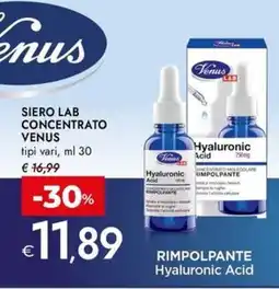 Bennet Siero Lab Concentrato Venus offerta