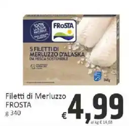 Paghi Poco Filetti di Merluzzo FROSTA offerta