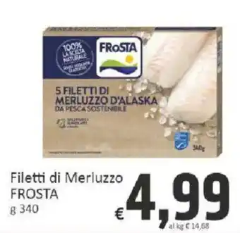 Paghi Poco Filetti di Merluzzo FROSTA offerta