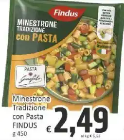 Paghi Poco Minestrone Tradizione con Pasta FINDUS offerta