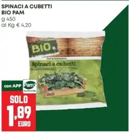 Pam Spinaci a cubetti BIO Pam offerta