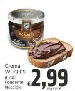 Paghi Poco Crema WITOR'S Fondente, Nocciole offerta