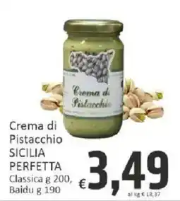 Paghi Poco Crema di Pistacchio SICILIA PERFETTA offerta