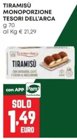 Pam Tiramisù monoporzione tesori dell'arca offerta