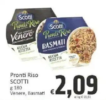 Paghi Poco Pronti Riso SCOTTI offerta