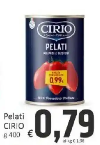 Paghi Poco Pelati Cirio offerta