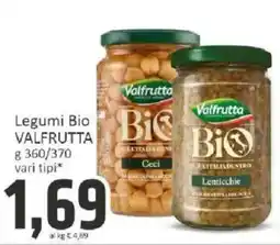 Paghi Poco Legumi Bio VALFRUTTA offerta