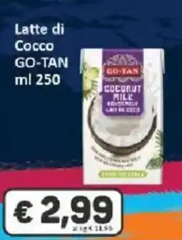 Paghi Poco Latte di Cocco GO-TAN offerta