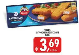 Deco Supermercati Findus Bastoncini di Merluzzo offerta