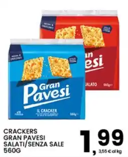 Interspar Crackers Gran Pavesi offerta