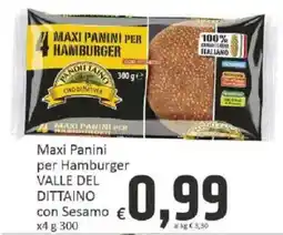 Paghi Poco Maxi Panini per Hamburger con Sesamo offerta