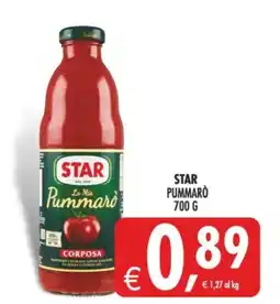 Deco Supermercati STAR Pummarò offerta