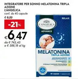 Bennet L'Angelica Melatonina Tripla Azione offerta