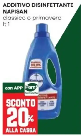 Pam Additivo disinfettante Napisan offerta