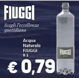 Paghi Poco Acqua Naturale FIUGGI offerta