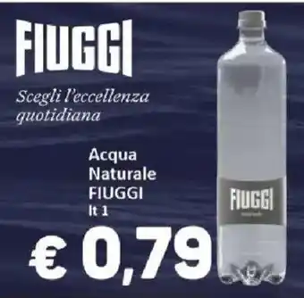 Paghi Poco Acqua Naturale FIUGGI offerta