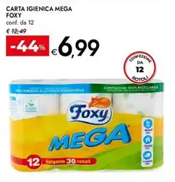 Bennet Carta igienica mega Foxy offerta