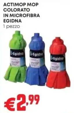 Pam ACTIMOP MOP COLORATO IN MICROFIBRA EGIDNA offerta