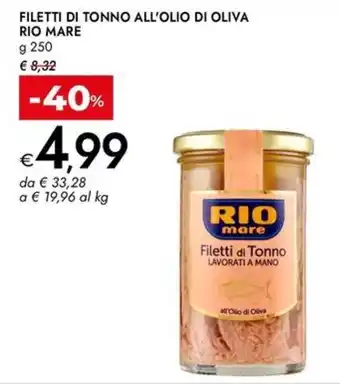 Bennet Filetti di Tonno RIO mare offerta