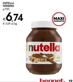 Bennet Nutella offerta