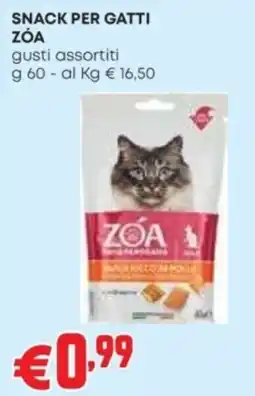 Pam SNACK PER GATTI ZÓA offerta