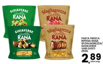 Interspar Pasta fresca ripiena Rana offerta