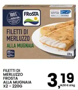 Interspar Filetti di merluzzo alla mugnaia Frosta offerta